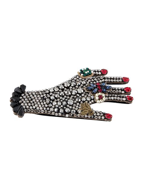 gucci brooch silver embellished|gucci brooch sale.